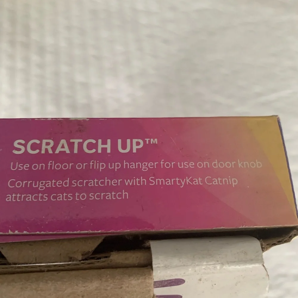 SmartyKat Corrugated Cardboard Scratcher Cats Pets